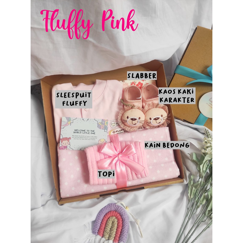 Hampers Parcel Paket Gift Set Kado Hadiah Newborn Baby Bayi Lahiran Velvet Box 1