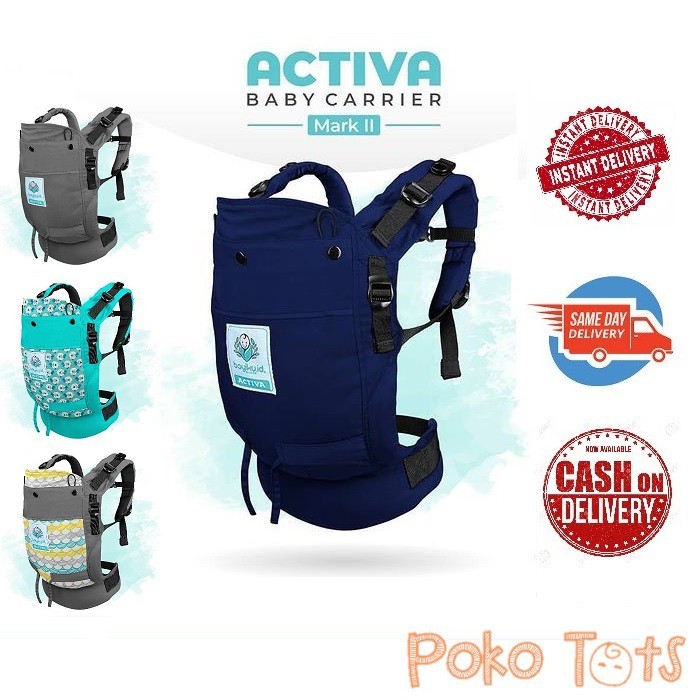 Bayiku ACTIVA SSC MARK II Gendongan Bayi Soft Structure Baby Carrier BAYIKU.ID