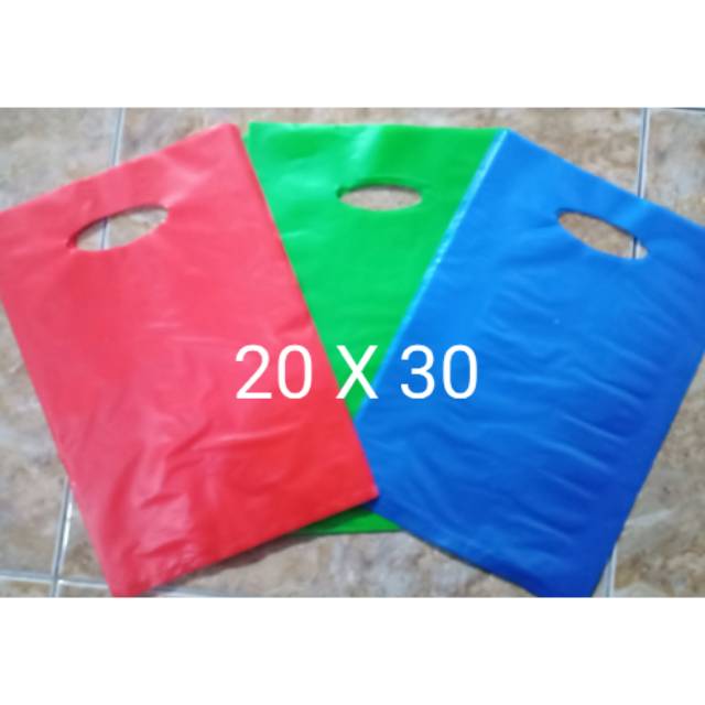 

Tas plong 20X30 // Plastik shopping // Shopping bag