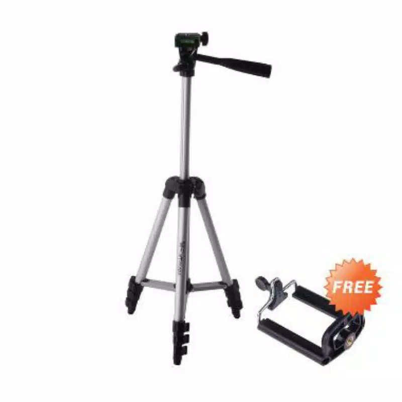 Tripod Hp / Tripod Kamera 1 meter / Tripod Handphone Free Holder U