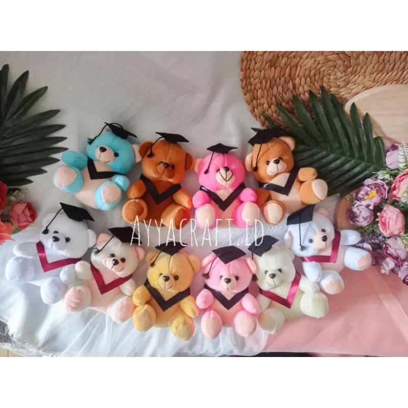 BONEKA BERUANG PELENGKAP BUKET BERUANG MINI BERUANG WISUDA BONEKA BERUANG WISUDA BONEKA BERUANG MINI