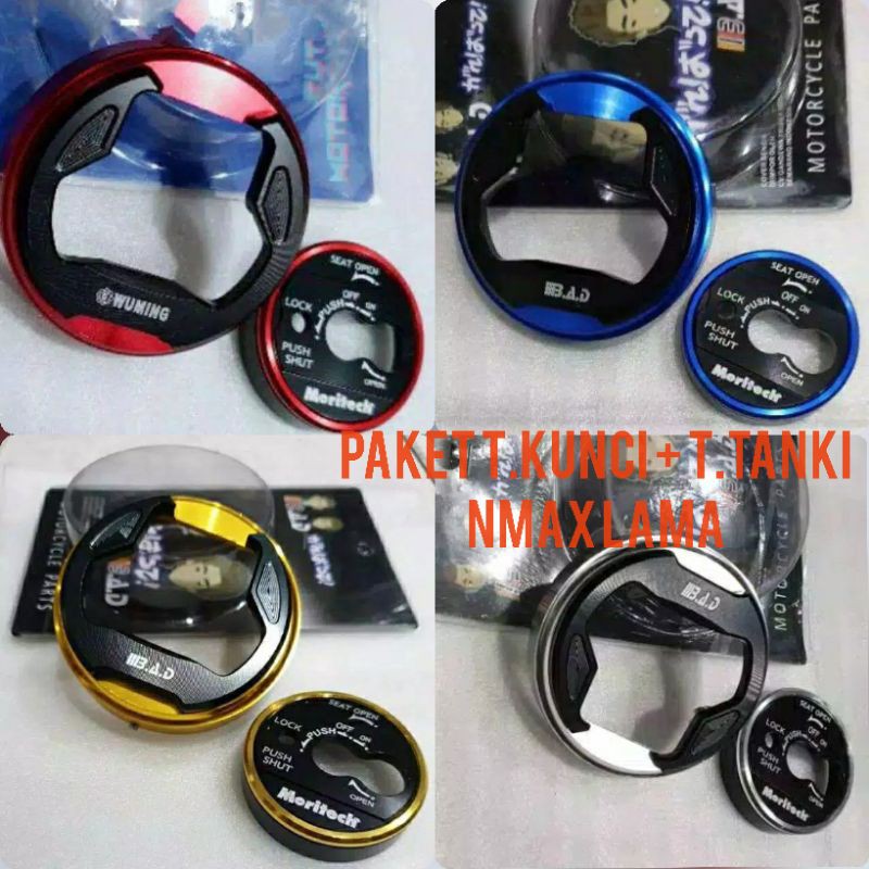 GR COVER TUTUP TANKI + KONTAK NMAX/TUTUP TANKI NMAX/TUTUP KUNCI NMAX - Goracing