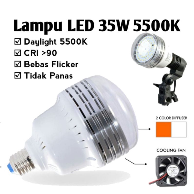 Lampu COB LED 5500K 36Watt