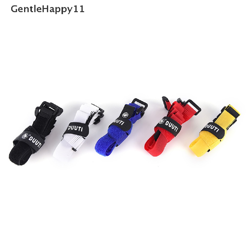 Gentlehappy 1pc Back To Back Nylon Strap 25cm Sepeda Sepeda Pompa Holder Ties Fixed Senter Bandages