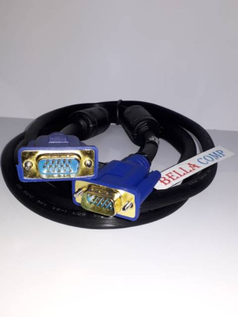 NYK Kabel VGA Male to Male 1.5M - Kabel VGA 1.5 Meter High Quality/NYK Kabel VGA 1.5M - Gold Plated