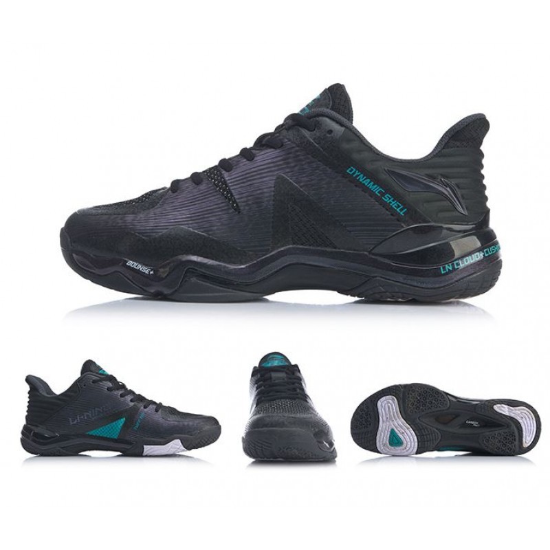 Sepatu Badminton Lining Sonic Boom V3.0 Black 2020 Original