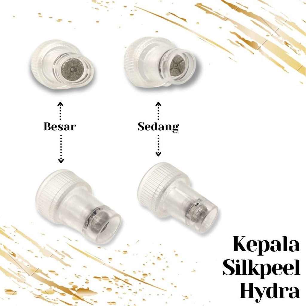 silk peel head hydra dermabrasi for hydrogen 6in1 7in1 kepala silk