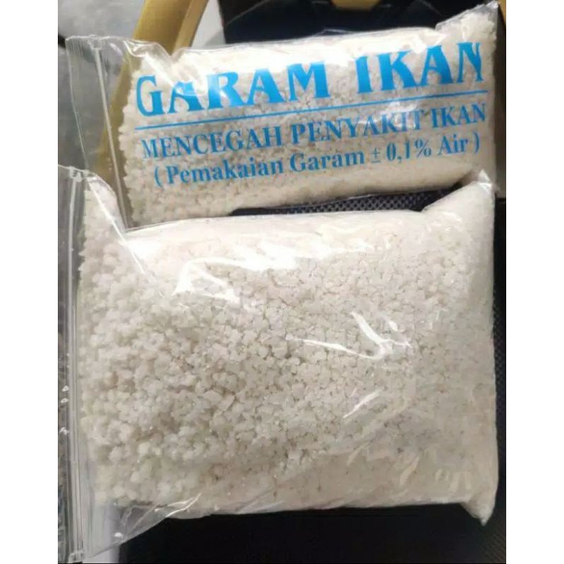 Garam Ikan Cupang Hias Guppy / Garam Kasar 1000 Gram - 1 Kilogram