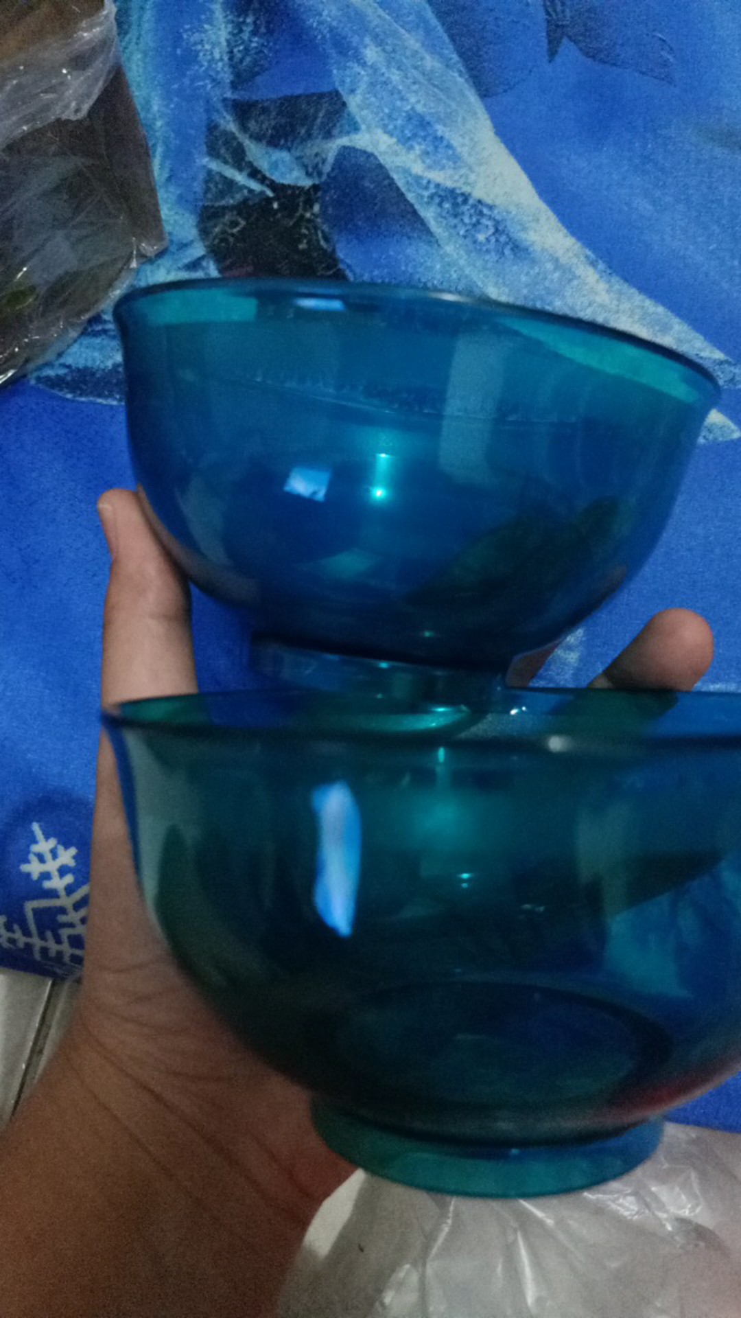 Crystal Bowl (1 Pcs) Mangkok Tupwr