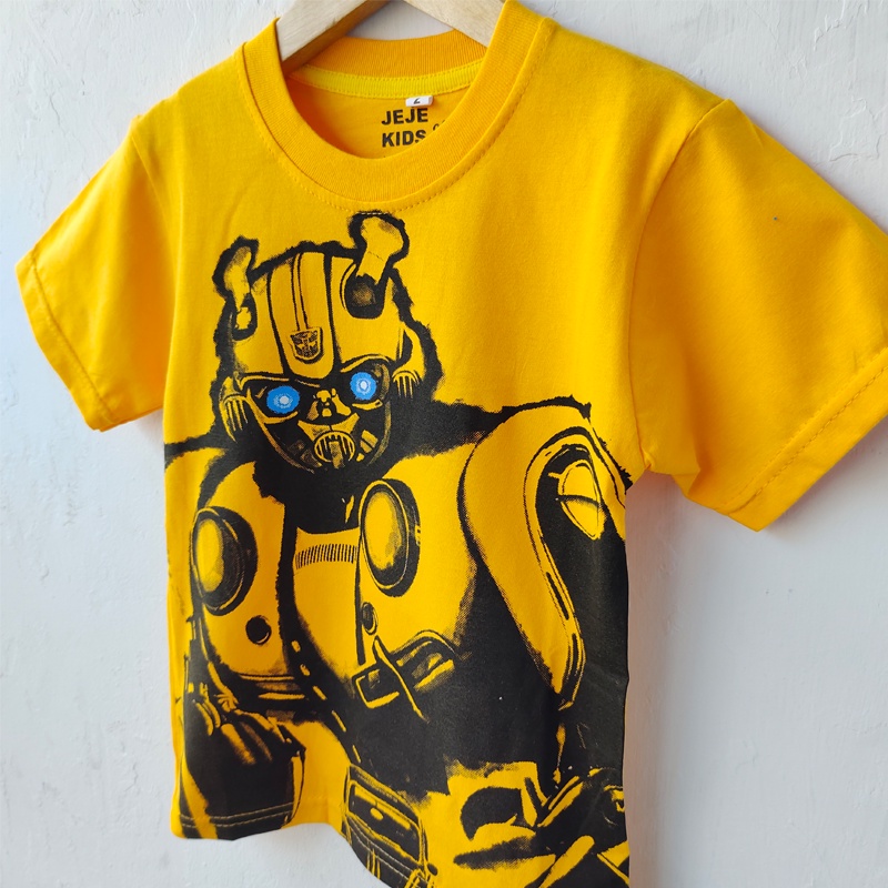 KAOS ANAK BUMBLEBEE TRANSFORMERS yellow