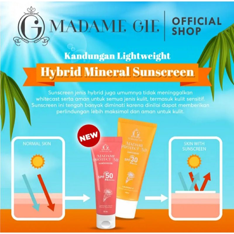 Madam Gie Sunscreen Spf 30- Spf 50