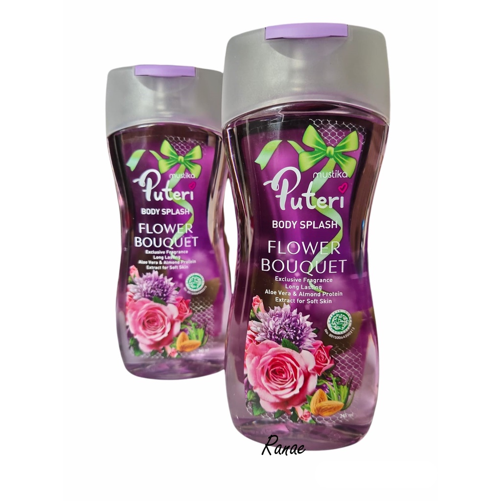 245ml Mustika Puteri Body Splash - Parfum Wanita Tahan Lama