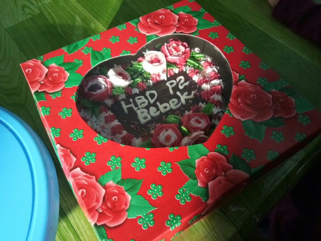 Box Kue Lavinia 3 Merah Bentuk Love 170106 [dijual Per 1 Pcs]