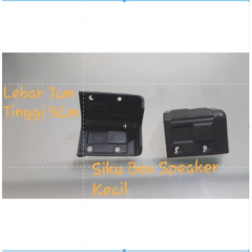 Siku Box Speaker Kecil ( 4 Pcs ) – Pelindung Sudut Box | Bahan Plastik Tebal