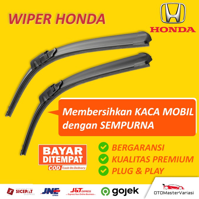 Wiper Kaca Mobil Frameless Honda Jazz Semua Tahun