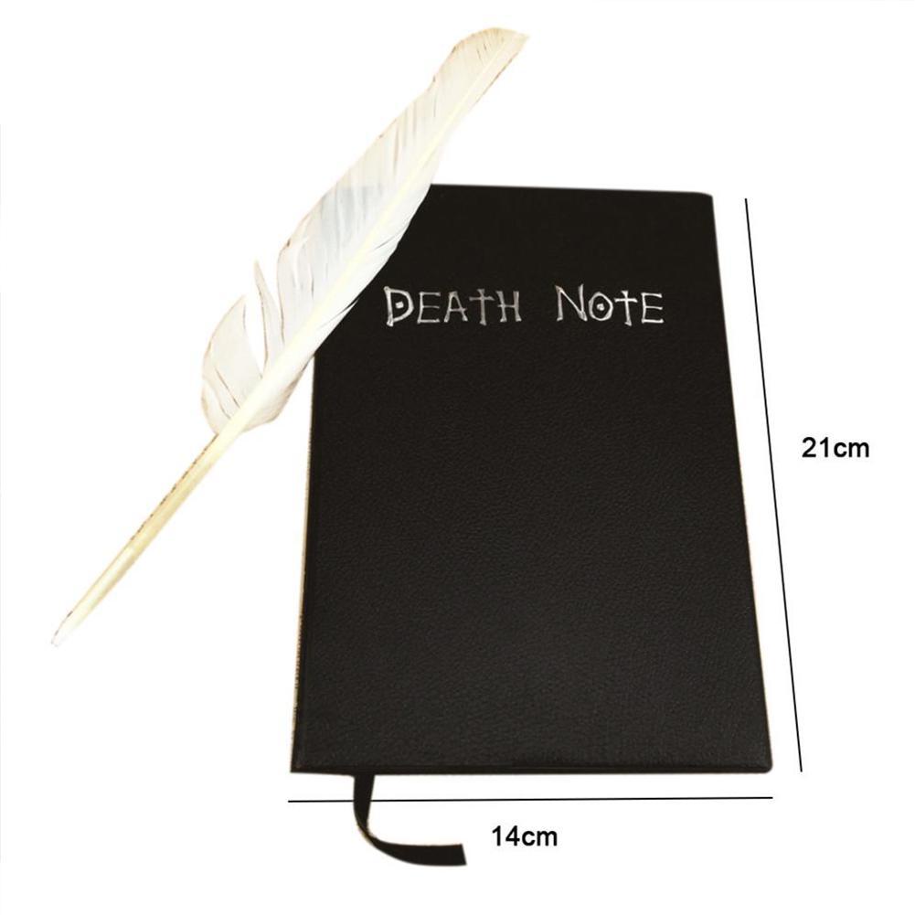 Buku Tulis Death Note Bergaris / Death Notebook / Buku Deathnote / Notebook Anime Dengan Pen