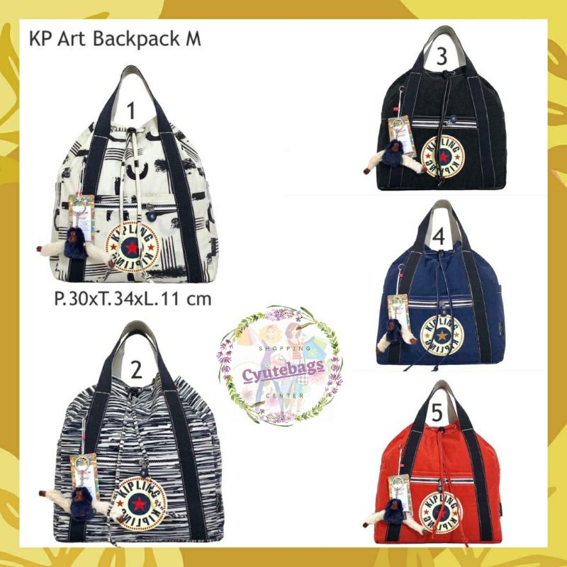 Kp art backpack tas tenteng ransel serut Premium