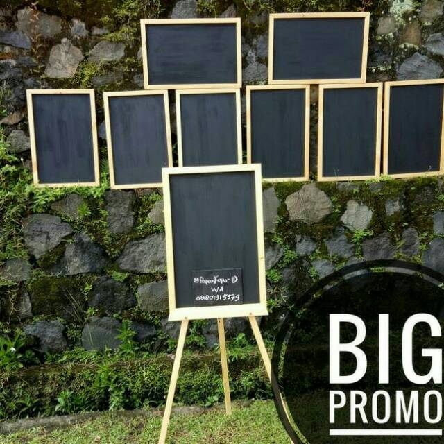 

Papan tulis cafe size 40 X 60cm blackboard