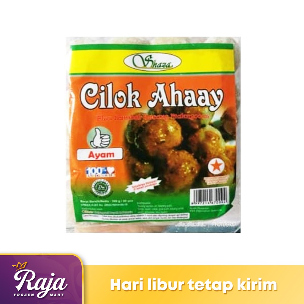 

Shaza Cilok Ahaay Ayam Bumbu Kacang isi 20 / Cilok Ayam / Cilok / Frozen Food / Frozen Fresh