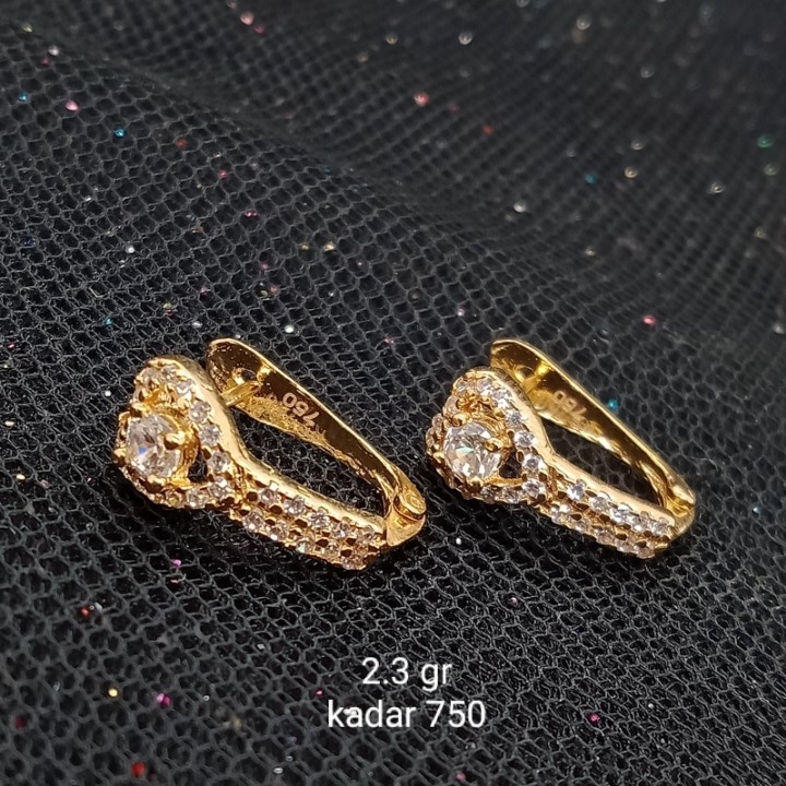 Anting Emas 17K - 2.3 gr Kadar 750 - 1337