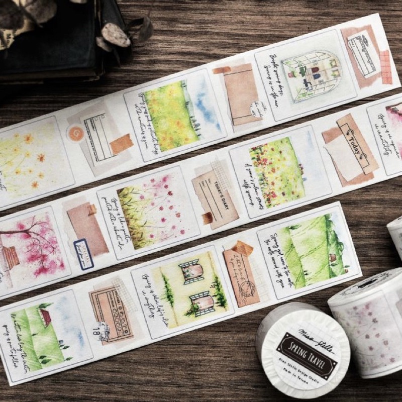 

[Sample] Miao Stelle Spring Travel Washi Tape