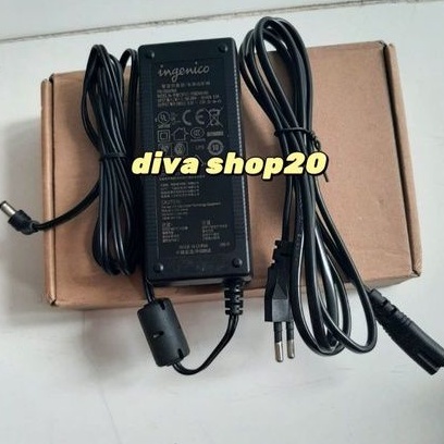 adaptor mesin gesek mesin edc ingenico ict220 8v original