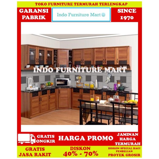 Kitchen Set Minimalis Lemari Dapur Set Olympic Seri Venesia