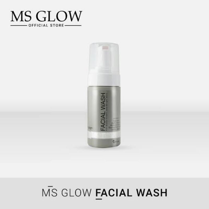 MS GLOW FACIAL WASH MS GLOW SABUN MS GLOW ORIGINAL (ADA BARCODE UTUH)