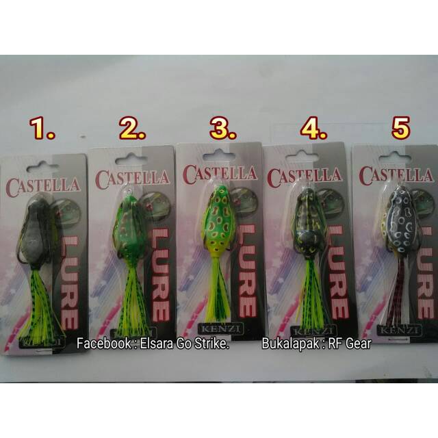 Lure Soft Frog Soft Frogy Castella 45mm