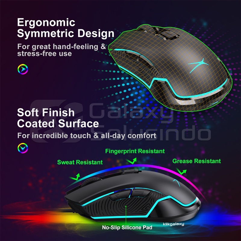 Altec Lansing ALGM9002 RGB Wireless Gaming Mouse - ALGM-9002