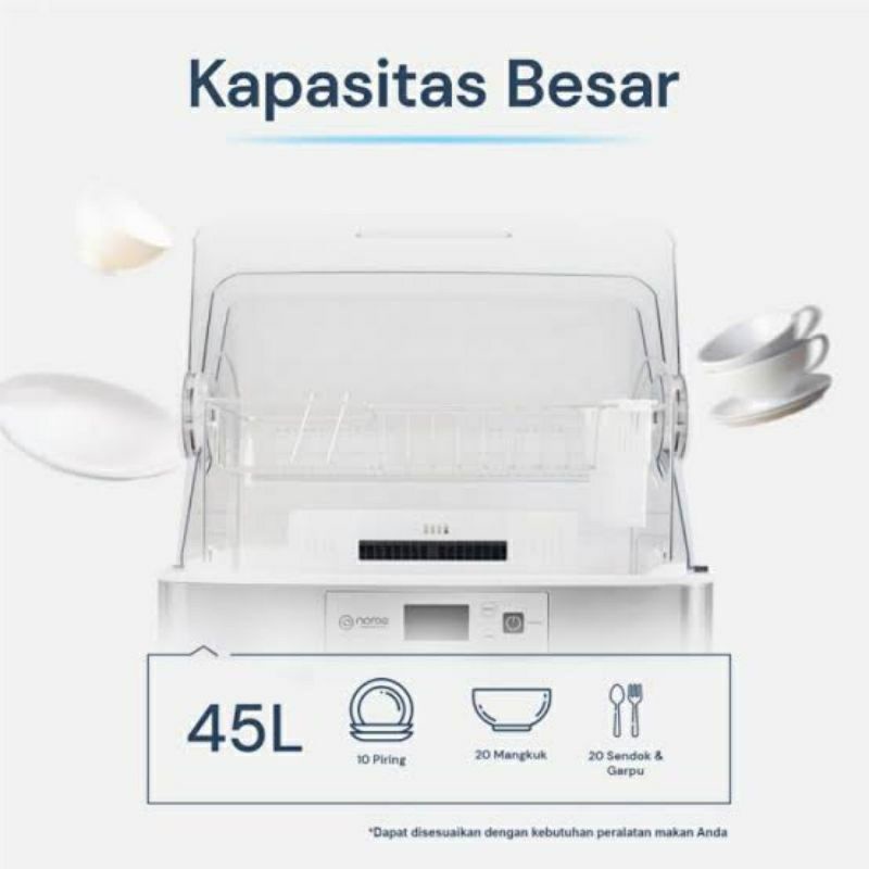 Norge 4in1 Table Top UV Dish Dryer