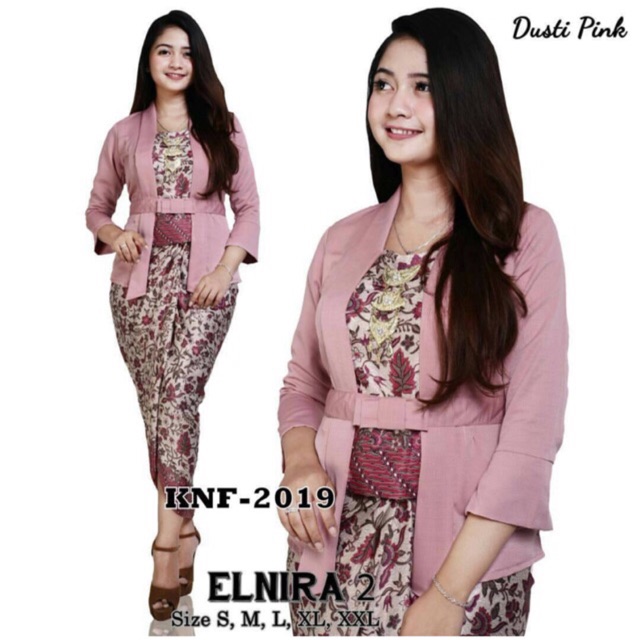 KEBAYA ELNIRA / KEBAYA BATIK / KAIN BATIK / KEBAYA BORDIR / KEBAYA KNF / SETELAN KEBAYA