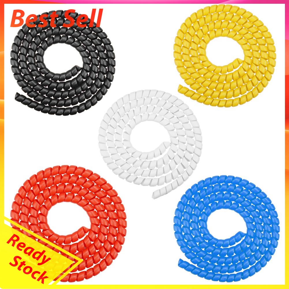 8mm 1m Electric Scooter Brake Pipe Spiral Wrap Winding Wire for Xiaomi M365