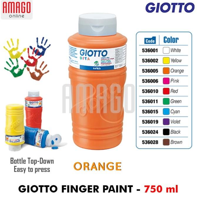

Giotto Finger Paint - Orange - 750 Ml - 536005