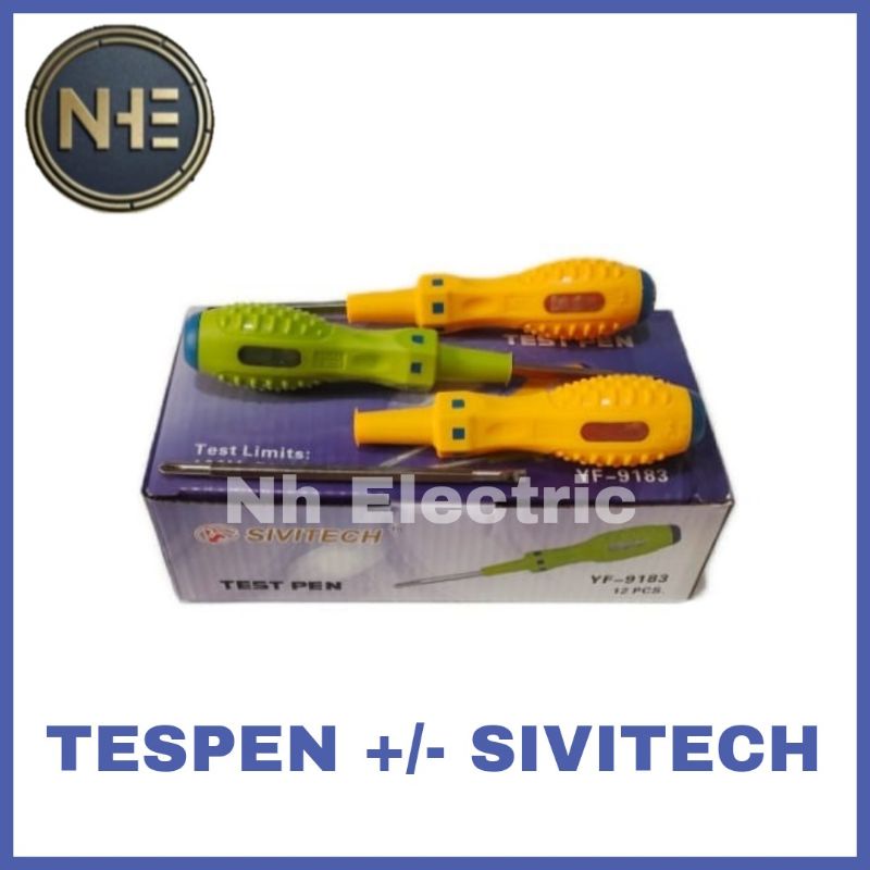 Tespen Bulak Balik Sivitech - Obeng Bulak Balik Sivitech - Tespen Listrik BB Sivitech - Tespen +/- Sivitech