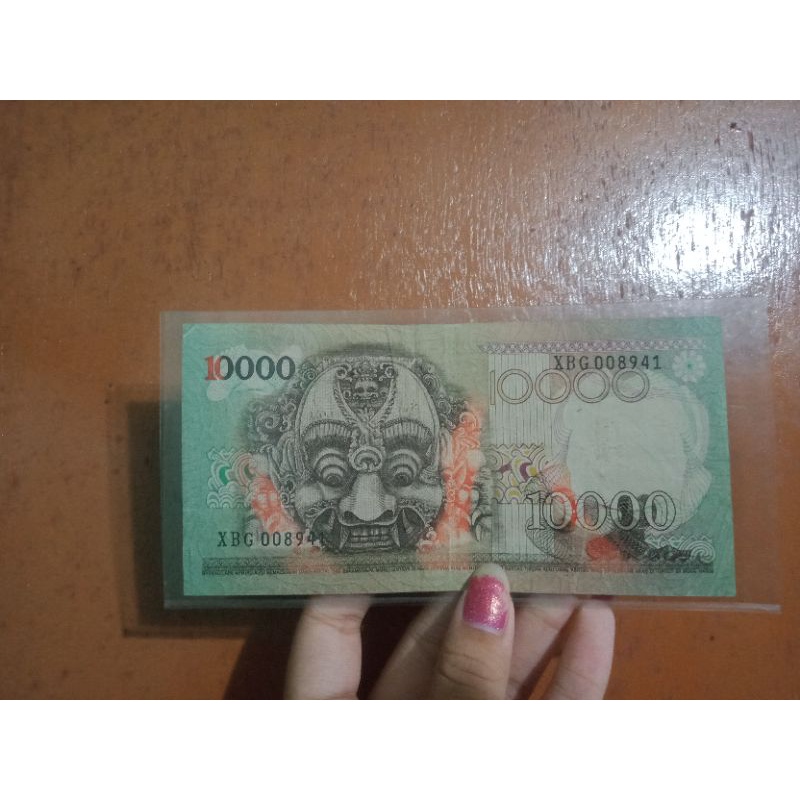 uang kuno 10.000 Barong