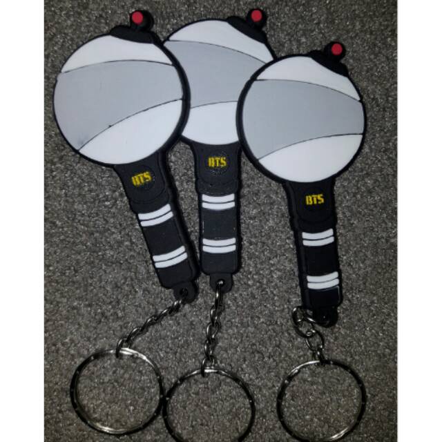 Gantungan kunci / keychain light stick bts army bomb kpop