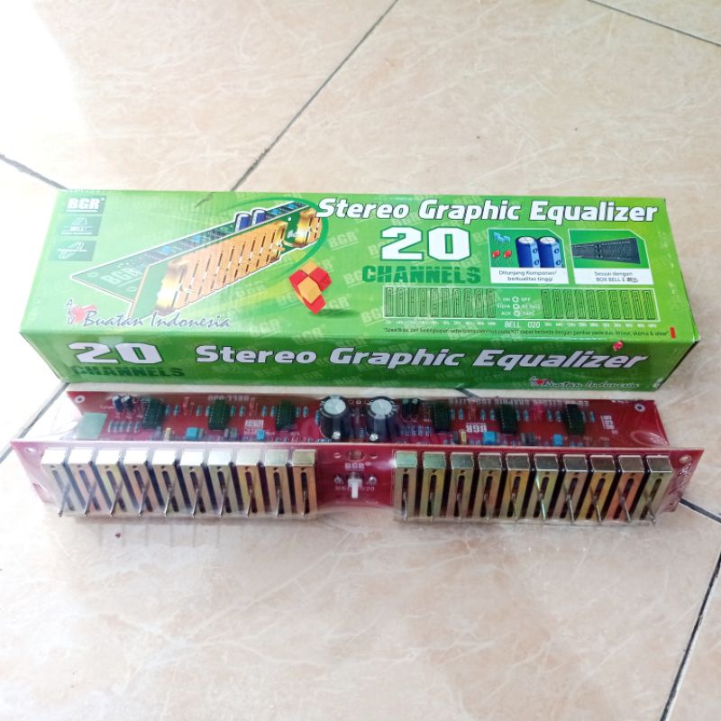 Kit Equalizer 20 Ch Stereo Bell BGR 020