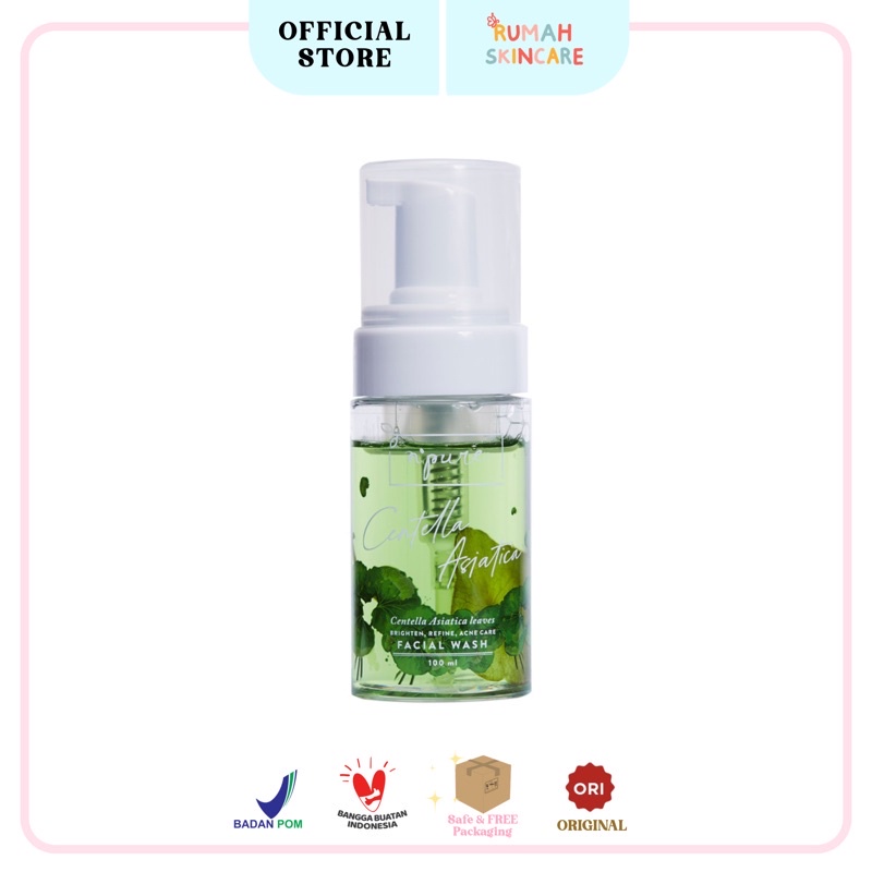 NPURE Centella asiatica facial wash (CICA series) 100 ML /Sabun Pembersih Wajah/Sabun Cuci Muka