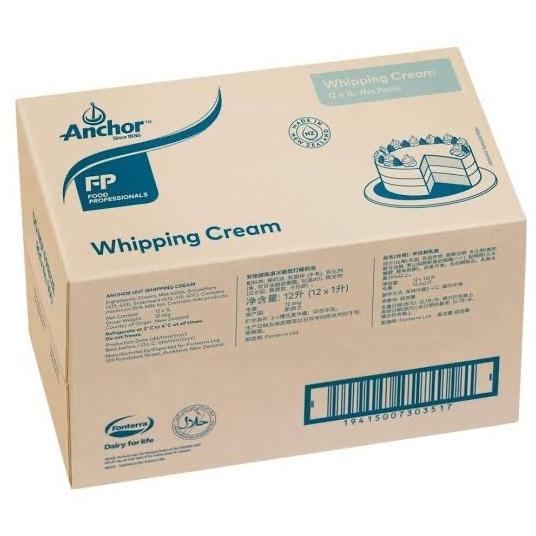 

(BISA COD) 1 Dus Whipped Cream Anchor 1 L x 12 / Whipping Cream Anchor / Cream