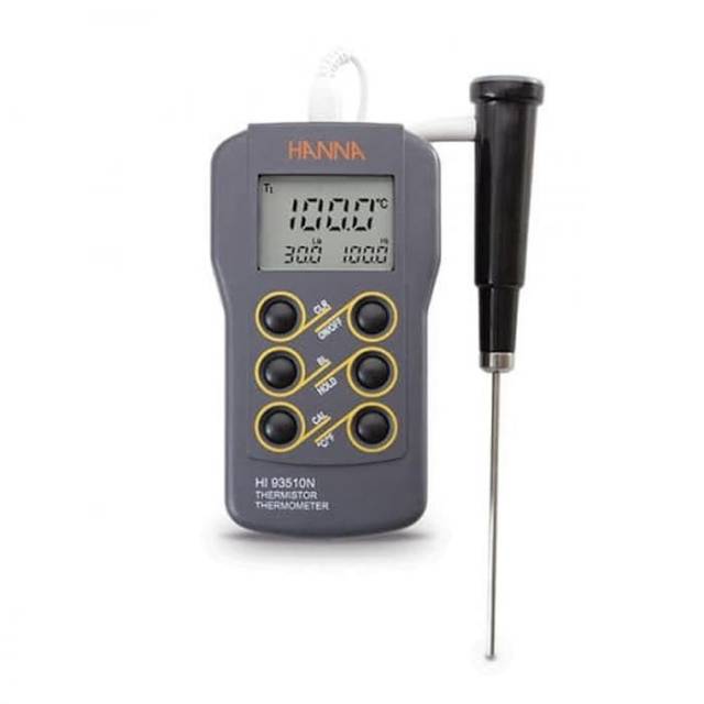 Hanna HI 93510N portable Thermistor Thermometer with probe