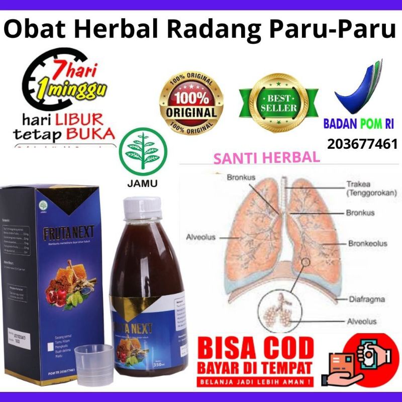 Obat Radang Paru Paru Frutanext BPOM
