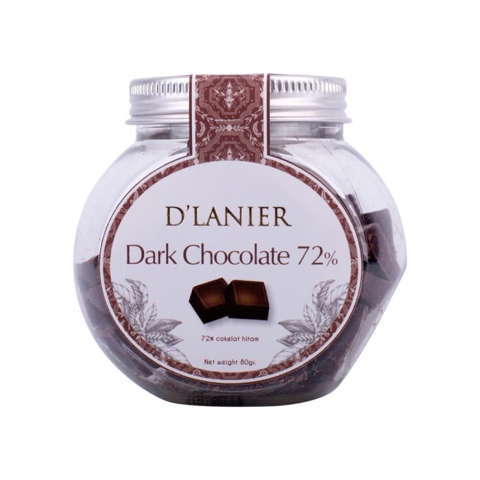 

D'Lanier Dark Chocolate 72% (80gr) - BARU