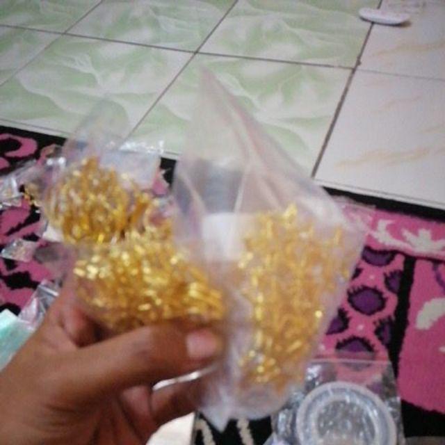 Inf Inf ✿ 90pcs Bingkai Bezel Bahan Resin Bentuk Bulan Bintang Untuk Membuat Perhiasan