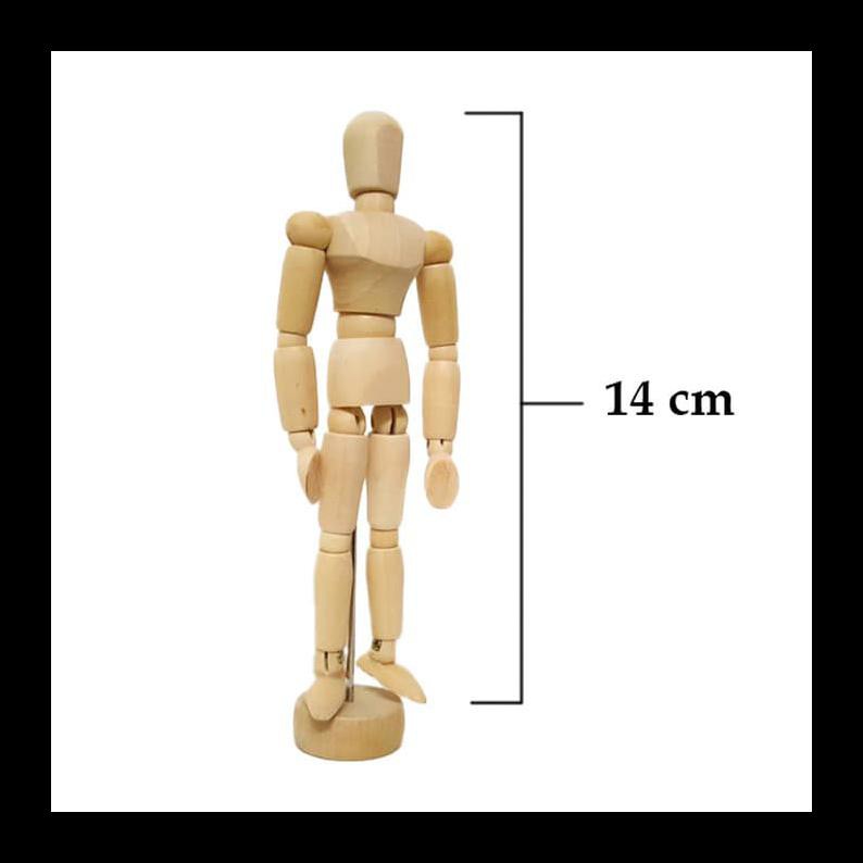 

TERBARU MANEKIN KAYU 14CM (MALE) - WOODEN MANNEQUIN PERALATAN MELUKIS MURAH