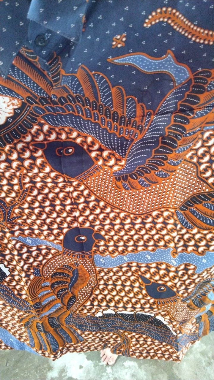 Kemeja Batik Peksi Langit Full Furing Katun Halus Sragenan Size M-xxl High Quality