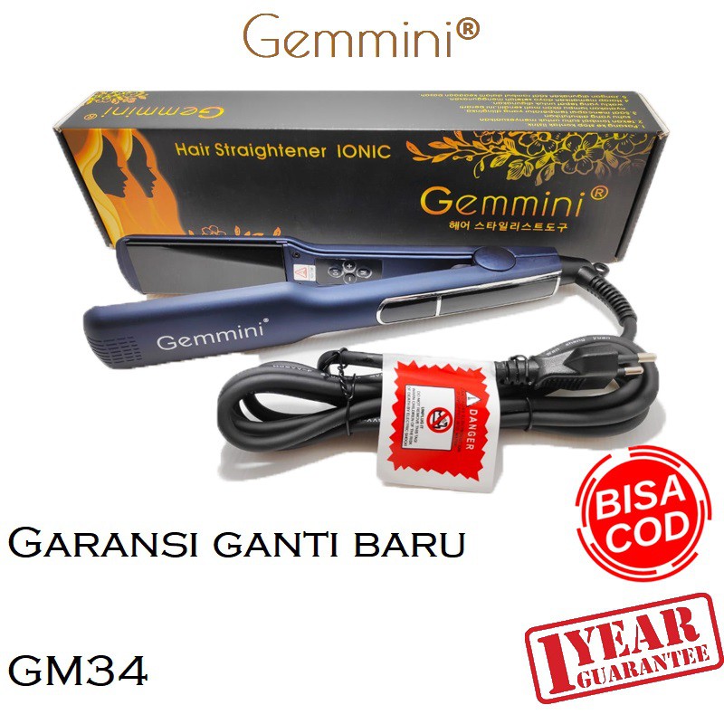 Catok High End Gemmini GM34 Digital Catokan Pelurus Rambut Kualitas Elite