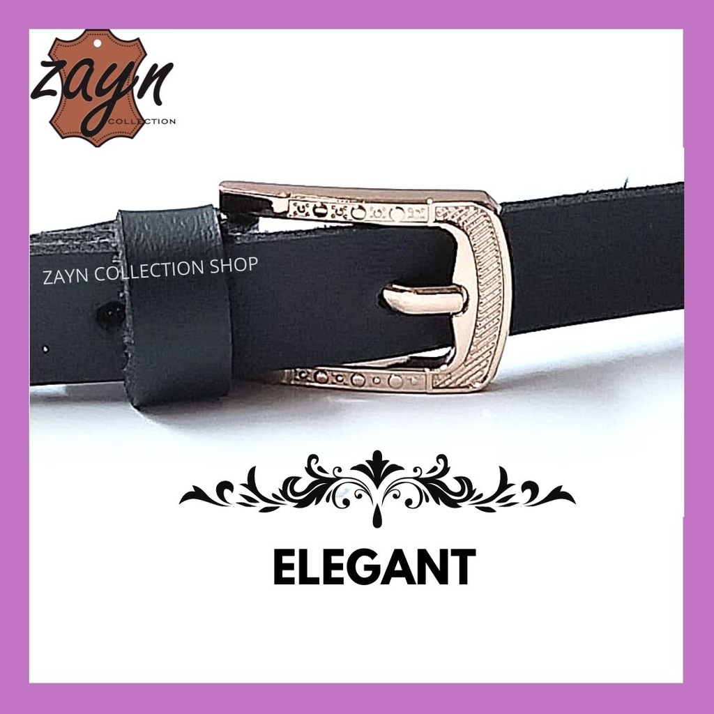 Ikat Pinggang Wanita Ring Belt Model Jarum  Aksesoris Fashion Korea Gesper Cewek Kecil Mini