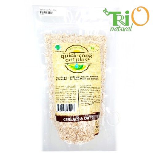 

Trio Natural Oat Quick-Cook Plus 450 gram