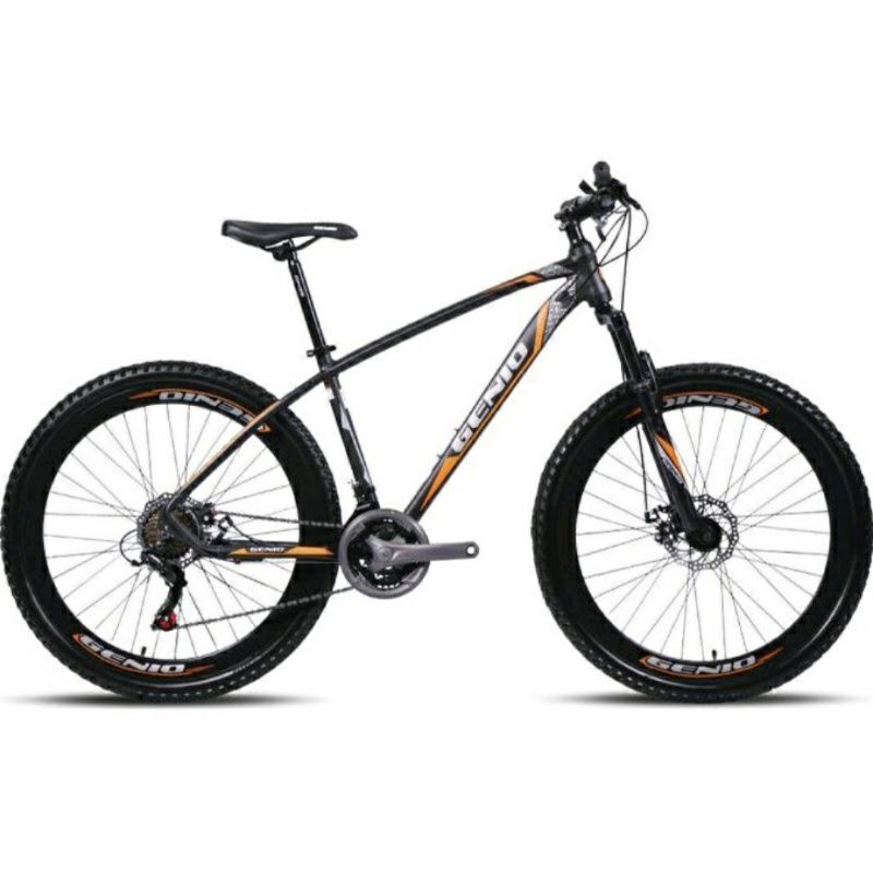 Sepeda gunung 27.5 inch MTB GENIO M 541 alloy 24 speed shimano
